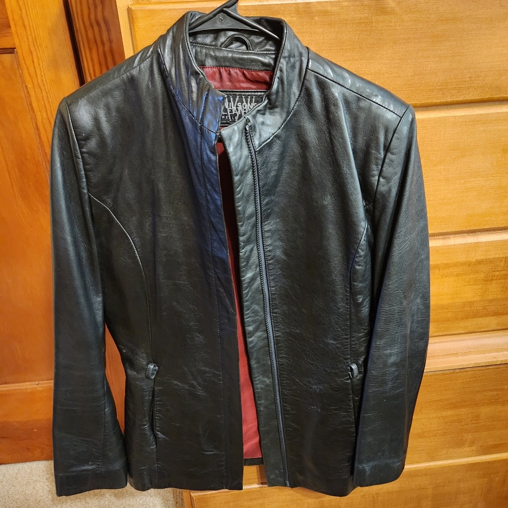 Pelle Studio Real Leather Jacket, Black size M